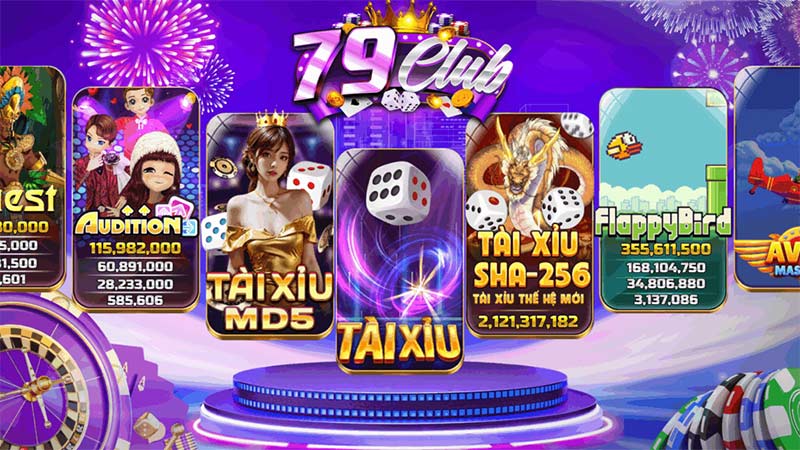 Bạn có thể chọn các tựa game bài 79Club tùy theo sở thích